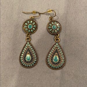 Turquoise dangle earrings